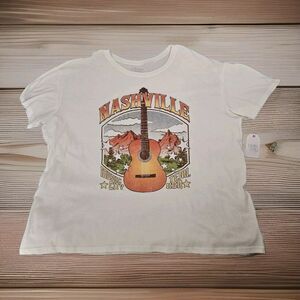Time and Tru Graphic Tee Shirt 3XL Oversized Nashville Boho Country Music